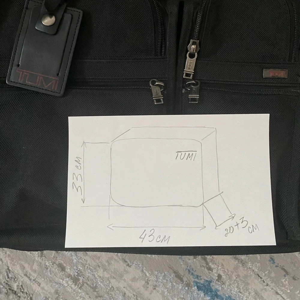 Tumi Black Briefcase for Men